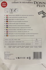 Колготки большого размера теплые черные 60 den