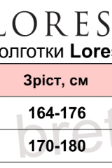 Колготки Lores “Point Plus” 20den, черные